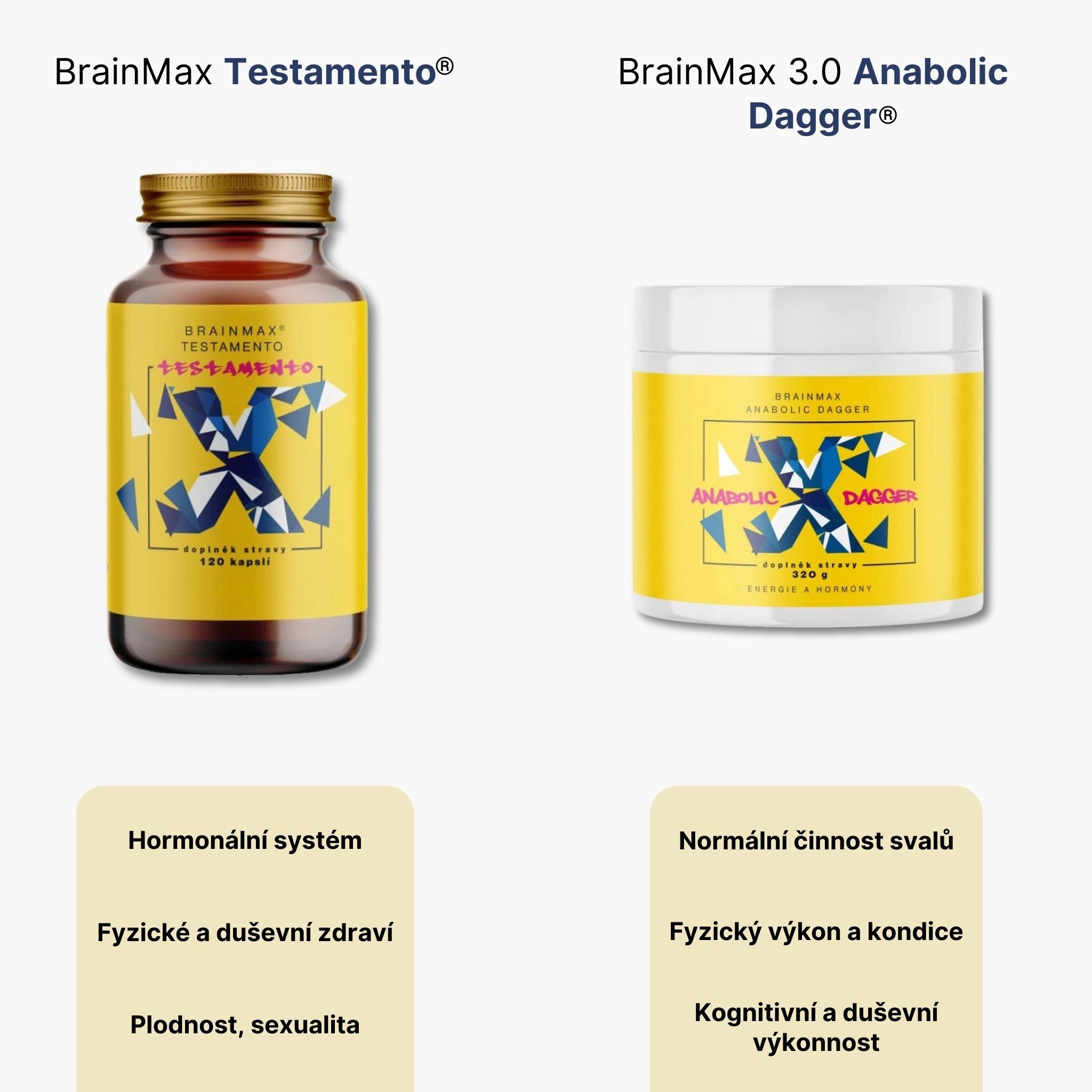 testamento vs dagger srovnani
