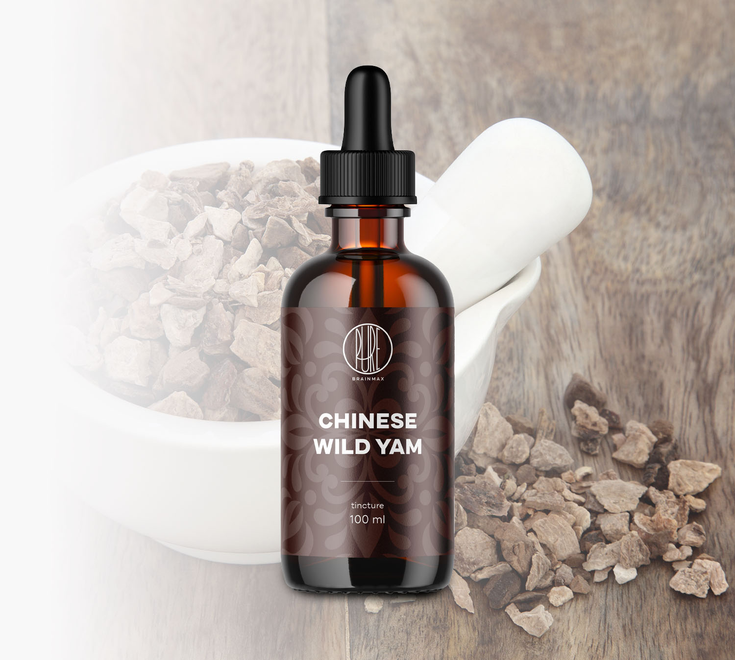 chinese wild yam detail