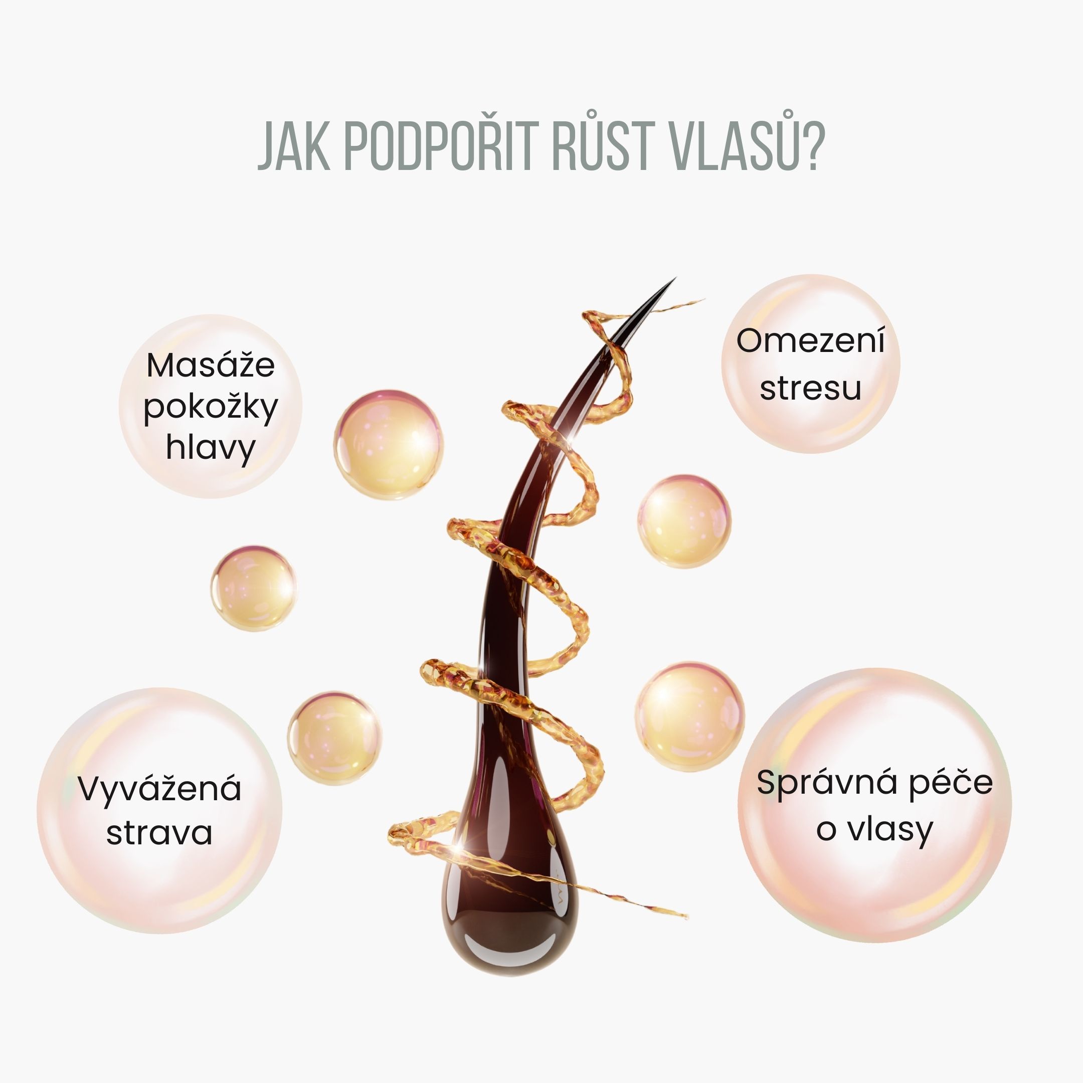 Jak podpořit ru st vlasu