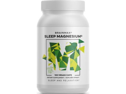 BrainMax Sleep Magnesium®, 250 mg, 100 rostlinných kapslí