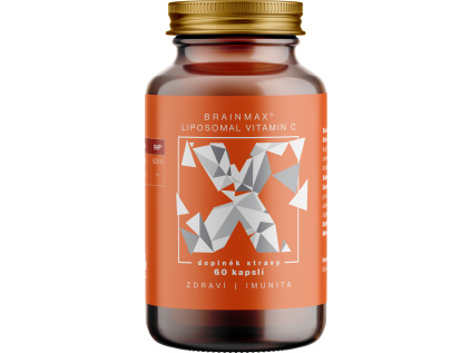 BrainMax Liposomal Vitamin C UPGRADE, Lipozomální Vitamín C, 500 mg, 60 rostlinných kapslí