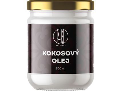 BrainMax Pure® Kokosový olej BIO, 500 ml *CZ-BIO-001 certifikát