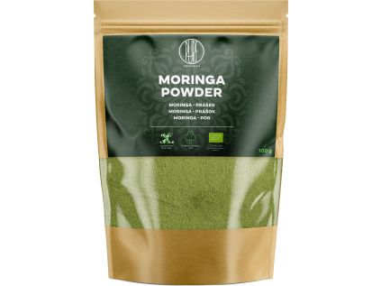 BrainMax Pure® Moringa BIO prášek, 100 g