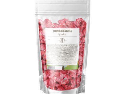 BrainMax Pure® Lyophilized Strawberry Slices, Lyofilizované jahody, plátky, 45 g