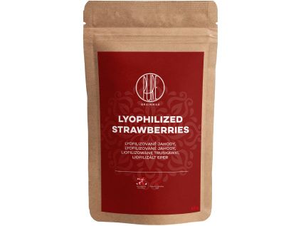 BrainMax Pure® Lyophilized Strawberries, Lyofilizované jahody, 45 g