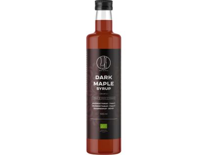 BrainMax Pure® Dark Maple Syrup, Javorový sirup Grade A, tmavý, BIO, 500 ml