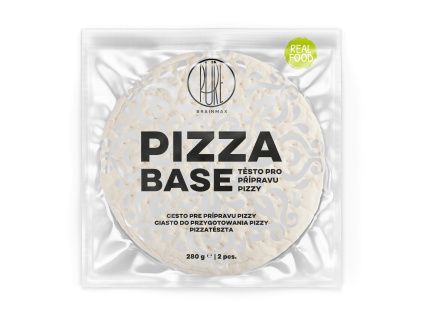 BrainMax Pure® Pizza Base, hotové těsto na pizzu z Itálie, 2 ks