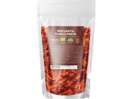 BrainMax Pure® Těstoviny z červené čočky, spirály, BIO, 250 g
