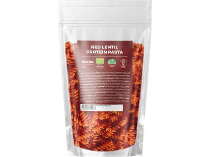 BrainMax Pure® Proteinové těstoviny z červené čočky, spirály, BIO, 250 g
