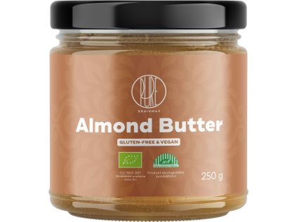 BrainMax Pure® Almond Spread, 100% Mandlový krém, BIO, 250 g