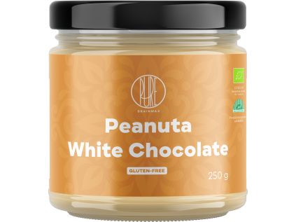 BrainMax Pure® Peanuta White Chocolate, Arašídový krém s bílou čokoládou, BIO, 250 g