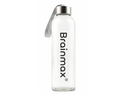 BrainMax Pure® Skleněná láhev v termo obalu, 530 ml