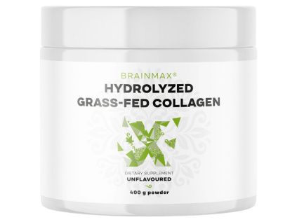 BrainMax Hydrolyzovaný Kolagen, Grass-fed Collagen, 400 g