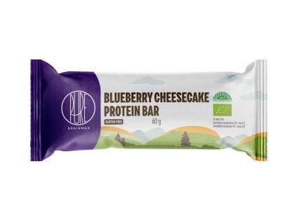 BrainMax Blueberry Cheesecake Protein Bar, BIO, 50 g