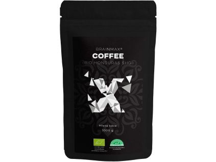 BrainMax Coffee Káva Honduras SHG, mletá, BIO, 1000 g *CZ-BIO-001 certifikát