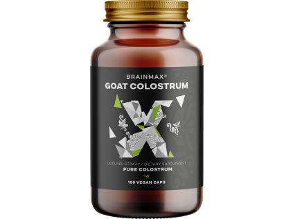 BrainMax Goat Colostrum®, kozí kolostrum 250 mg, 100 rostlinných kapslí