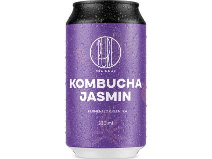 BrainMax Pure® Kombucha Jasmin, Kombucha, jasmín, 330 ml