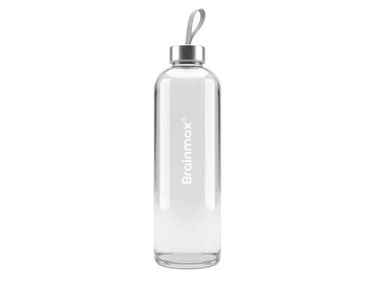 BrainMax Pure® Skleněná láhev, 1 l