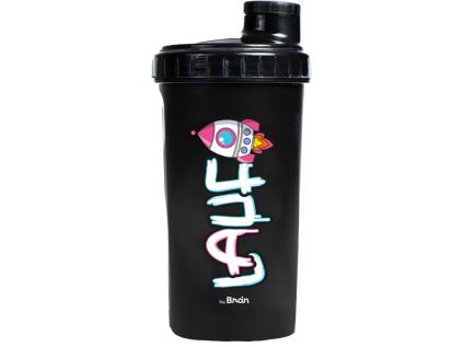 LAUF plastový shaker (šejkr), černý, 700 ml