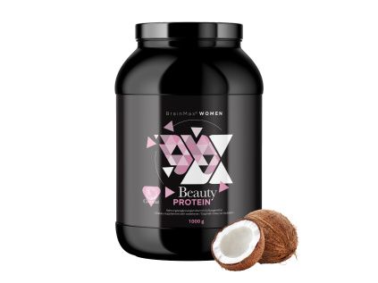 BrainMax Women Beauty Protein®, protein pro ženy s kolagenem, keratinem a vitamíny, 1000 g