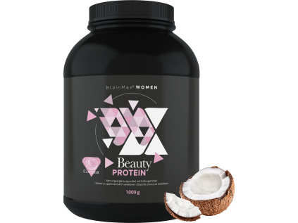 BrainMax Women Beauty Protein®, protein pro ženy s kolagenem, keratinem a vitamíny, 1000 g
