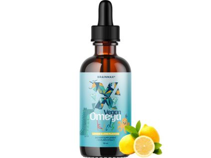 BrainMax KIDS Vegan Omega, omega-3 pro děti, 90 ml