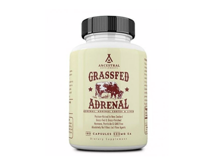Ancestral Supplements, Grass-fed Adrenal, zdraví nadledvin, 180 kapslí, 180 dávek