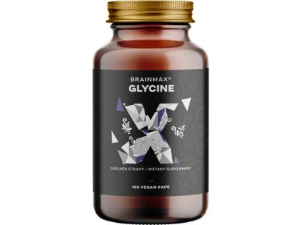 BrainMax Glycin 975 mg, 100 rostlinných kapslí