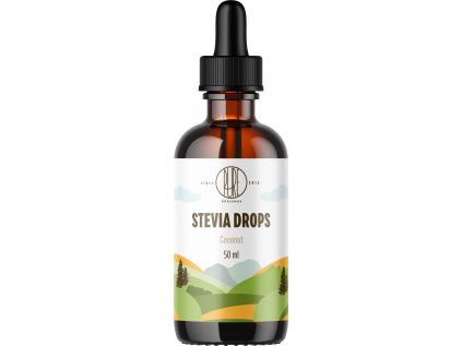 BrainMax Pure® Stevia drops, Stévie kapky, různé druhy, 50 ml