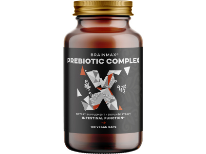 BrainMax Prebiotic Complex, prebiotická směs, BIO, 100 rostlinných kapslí