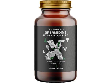 BrainMax Spermidine Chlorella 2,5 mg, 100 rostlinných kapslí