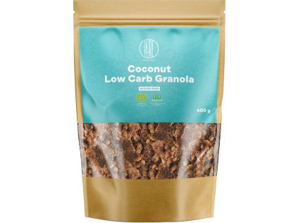 BrainMax Pure® Granola Low Carb, Kokosová, BIO, 400 g