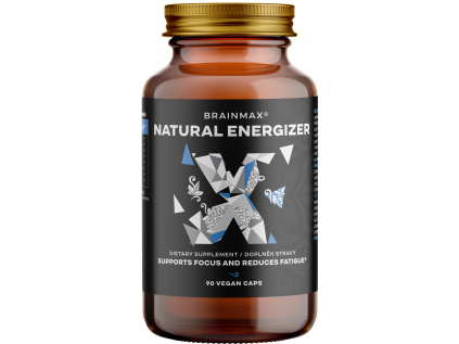 BrainMax Natural Energizer caps, 90 rostlinných kapslí