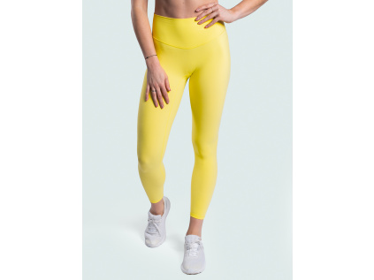 BrainMax dámské legíny Basic, neonově žluté