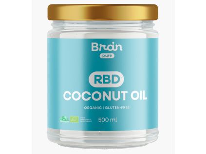 BrainMax Pure® RBD kokosový olej, BIO, 500 ml