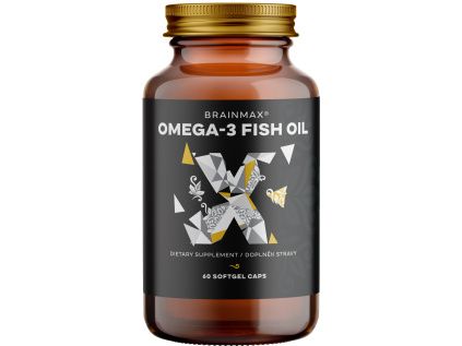 BrainMax Omega-3 Fish Oil®, 60 softgel kapslí