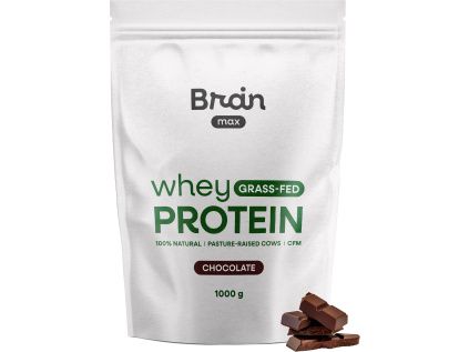 BrainMax Grass-fed Whey Protein, Čokoláda, 1000 g