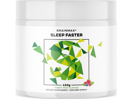 BrainMax Sleep Faster, GABA UPGRADE!, sladší verze, 450 g