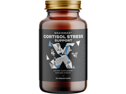 BrainMax Cortisol Stress Support, komplex pro podporu duševního zdraví, 30 rostlinných kapslí