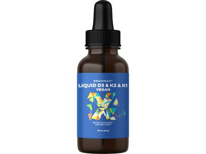 BrainMax KIDS Vegan Liquid D3 & K2 & K1, 30 ml