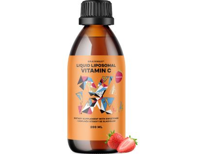 BrainMax KIDS Liquid Liposomal Vitamin C, Strawberry, 500 mg, 200 ml