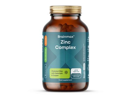 BrainMax Zinc Complex®, 50 rostlinných kapslí