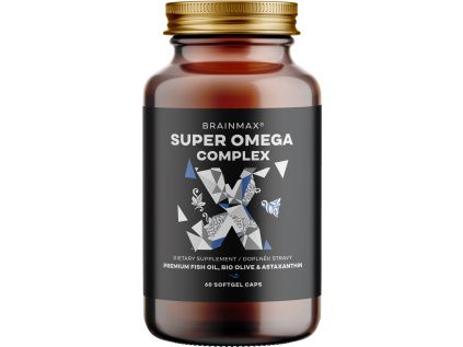 BrainMax® Super Omega Complex, 60 softgel kapslí
