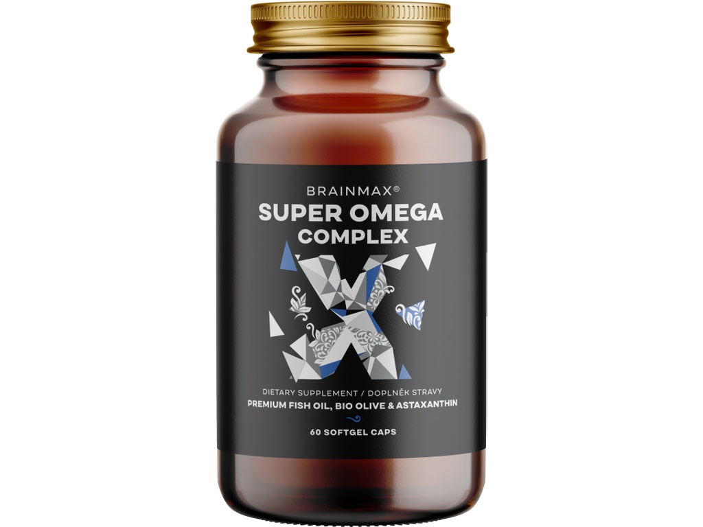 BrainMax® Super Omega Complex, 60 softgel kapslí
