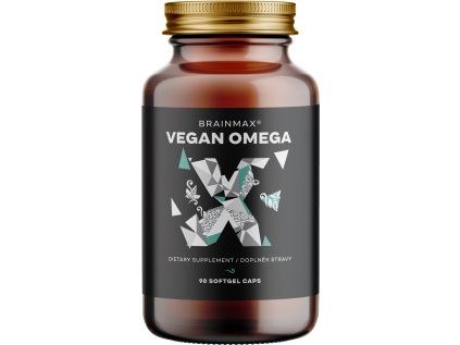 BrainMax Vegan Omega 3, 90 softgel kapslí