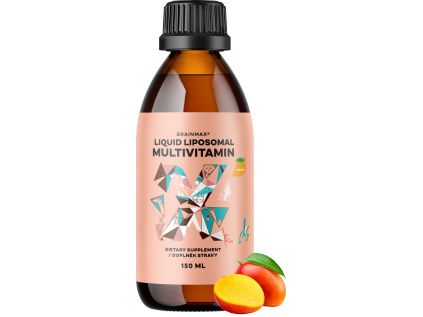 BrainMax KIDS Liquid Liposomal Multivitamin, Mango, 150 ml