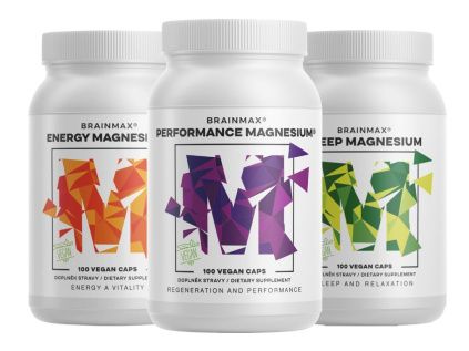 BrainMax Magnesium Trio, výhodný balíček (ušetříte 150 Kč)