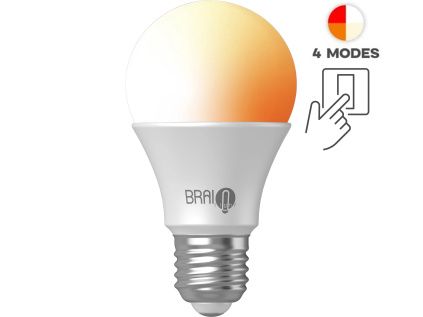 BrainMax Žárovka 4steps Bulb, E14, 7 W, 1300 - 4000 K, 4 typy světla