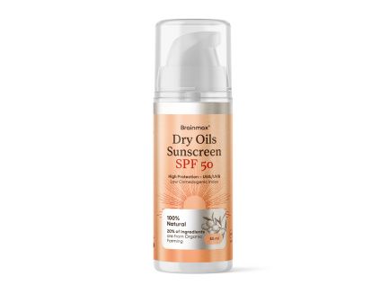 BrainMax Dry Oils Sunscreen Face, SPF 50, 50 ml