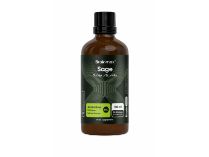 BrainMax® Sage Alcohol Free Tincture, 10:1 Extract, 100 ml
